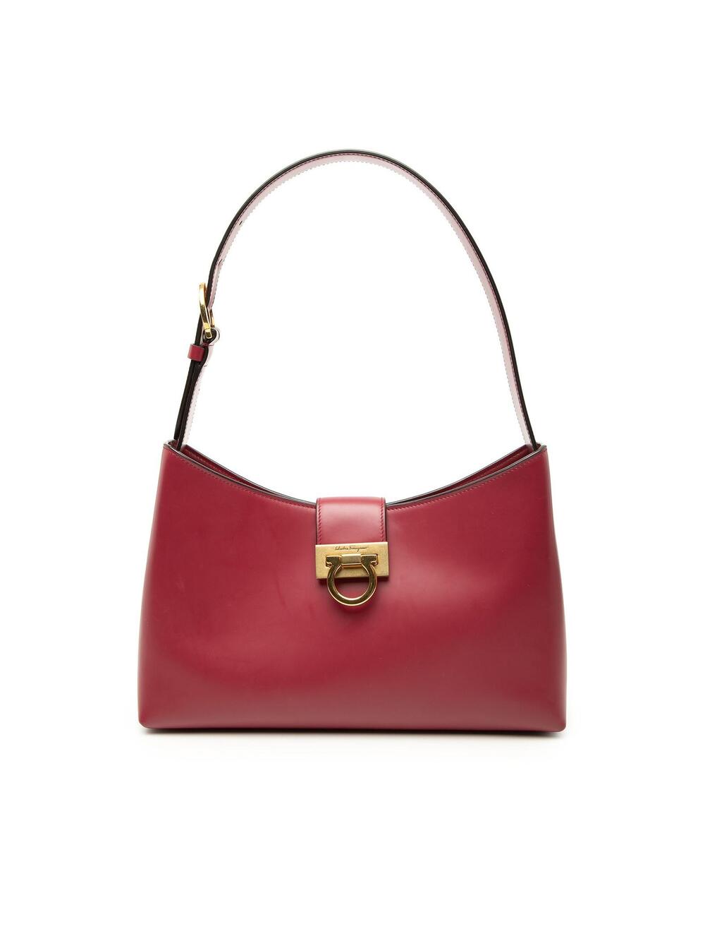 Ferragamo Leather Gancini Trifolio #339125F46B